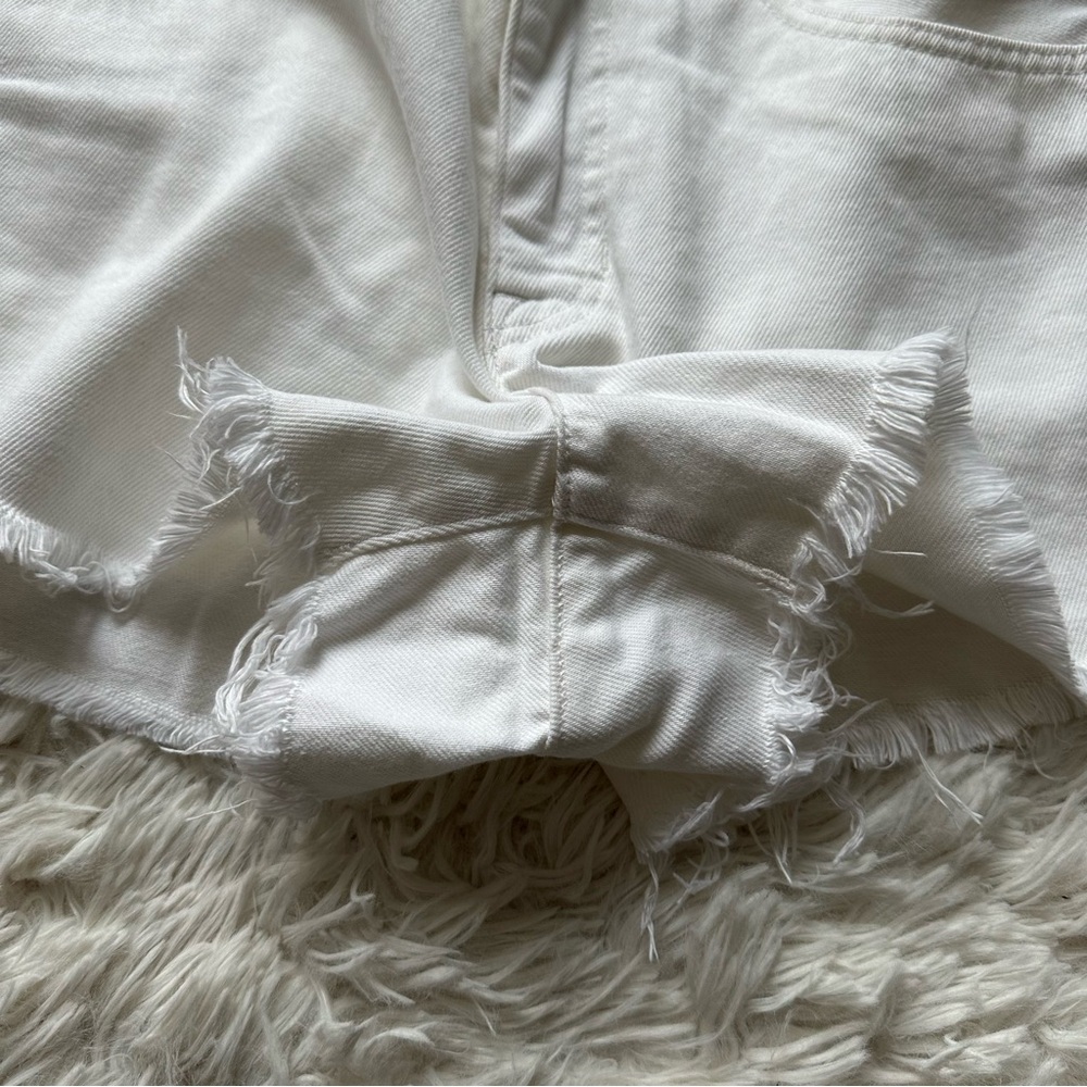 Jcrew Relaxed Denim Short White New With Tags Size 27 - Picture 9 of 12